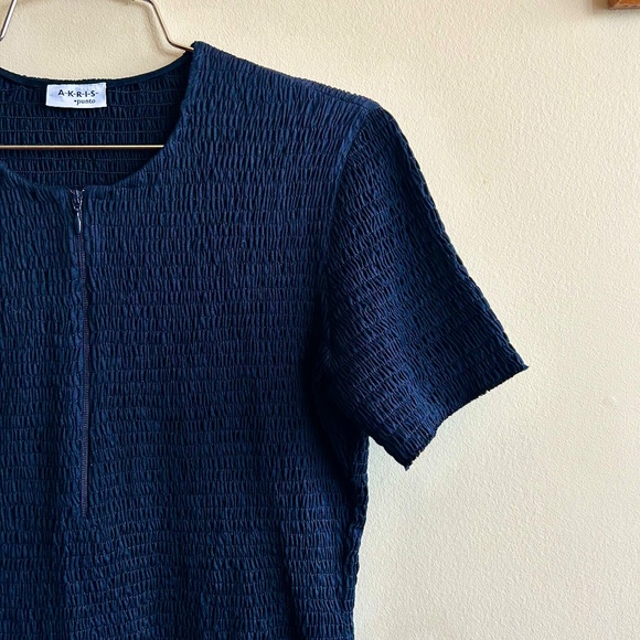 Akris Punto Smocked short sleeve top - Picture 1 of 9